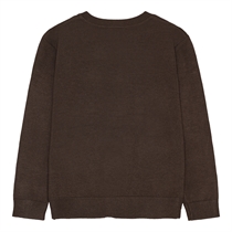 BIRKHOLM Strik Cardigan Chokolade Brun